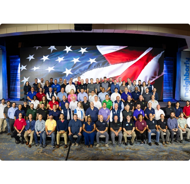 Neighborly group photo.