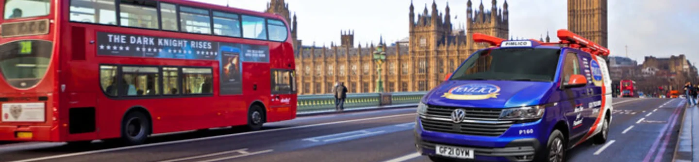 Pimlico branded van.
