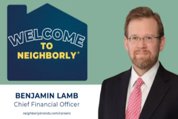 Neighborly<sup>®</sup> Appoints Benjamin Lamb as Chief Financial Officer