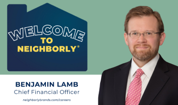 Neighborly® Appoints Benjamin Lamb as Chief Financial Officer
